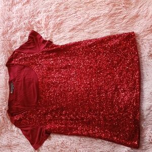 Sequin top sz l